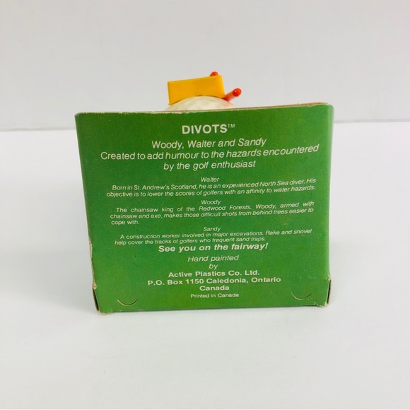 Vintage Divots Sports Collectables "Walter" Scuba Diver Golf Ball Figurine - Picture 6 of 8